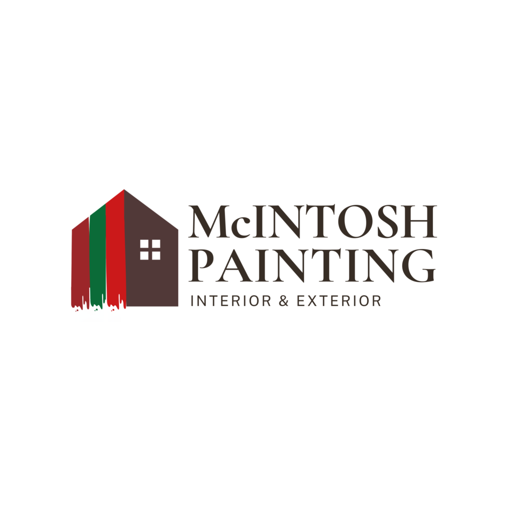 Raleigh house painters McIntosh Painters logo with traditional tartan colors